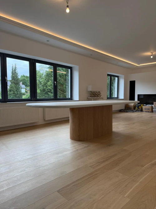 Table en Mortex® Hyppolyte Chêne Nuage