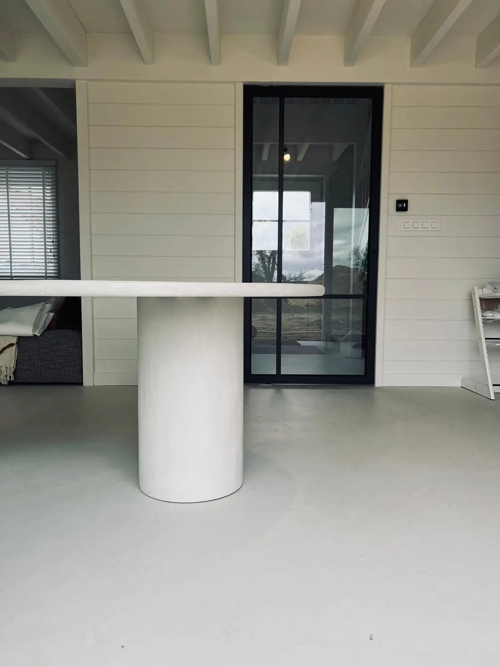 Table en Mortex® – Nuage pied double - NUAGE