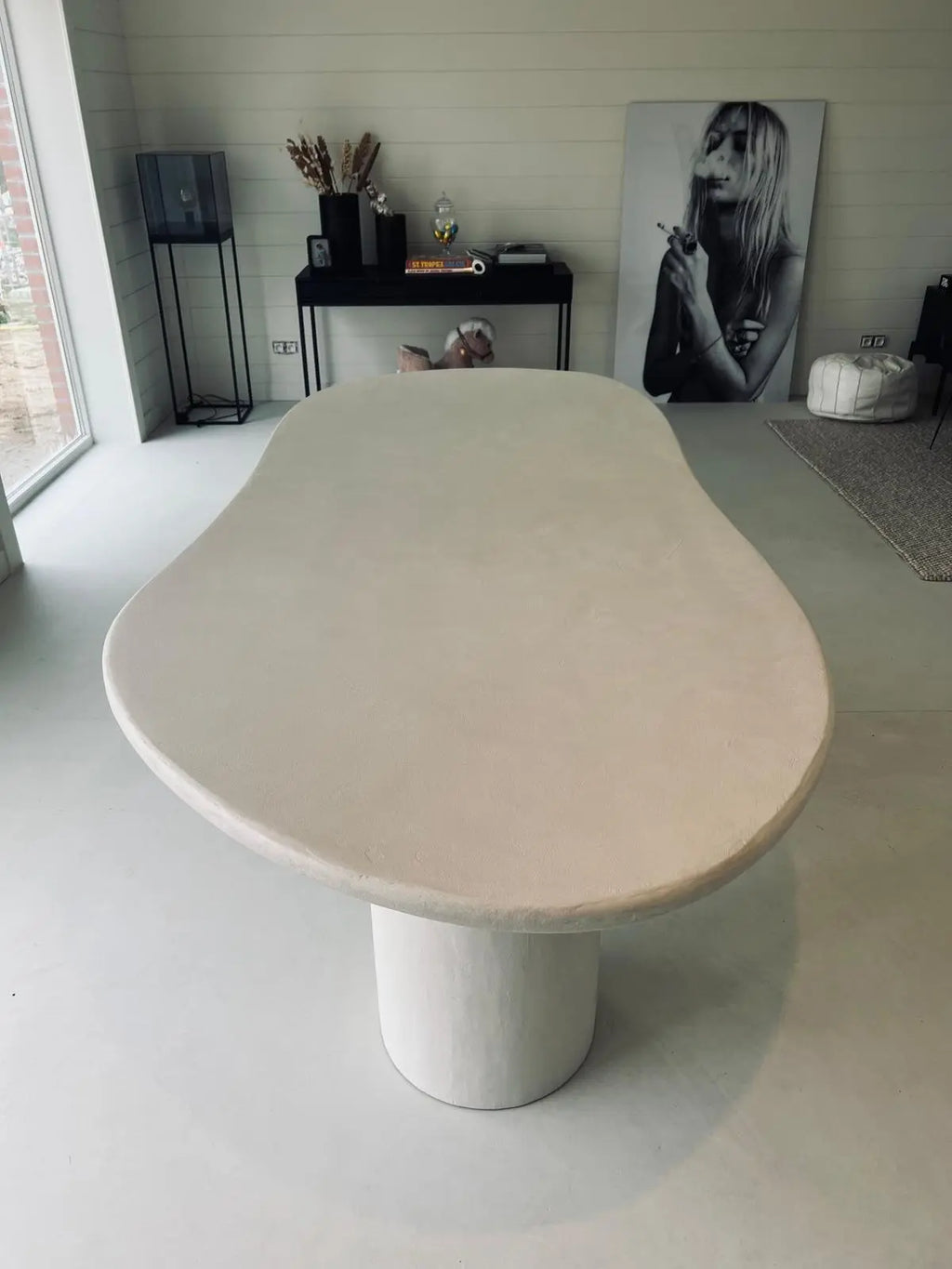 Table en Mortex® – Nuage pied double - NUAGE