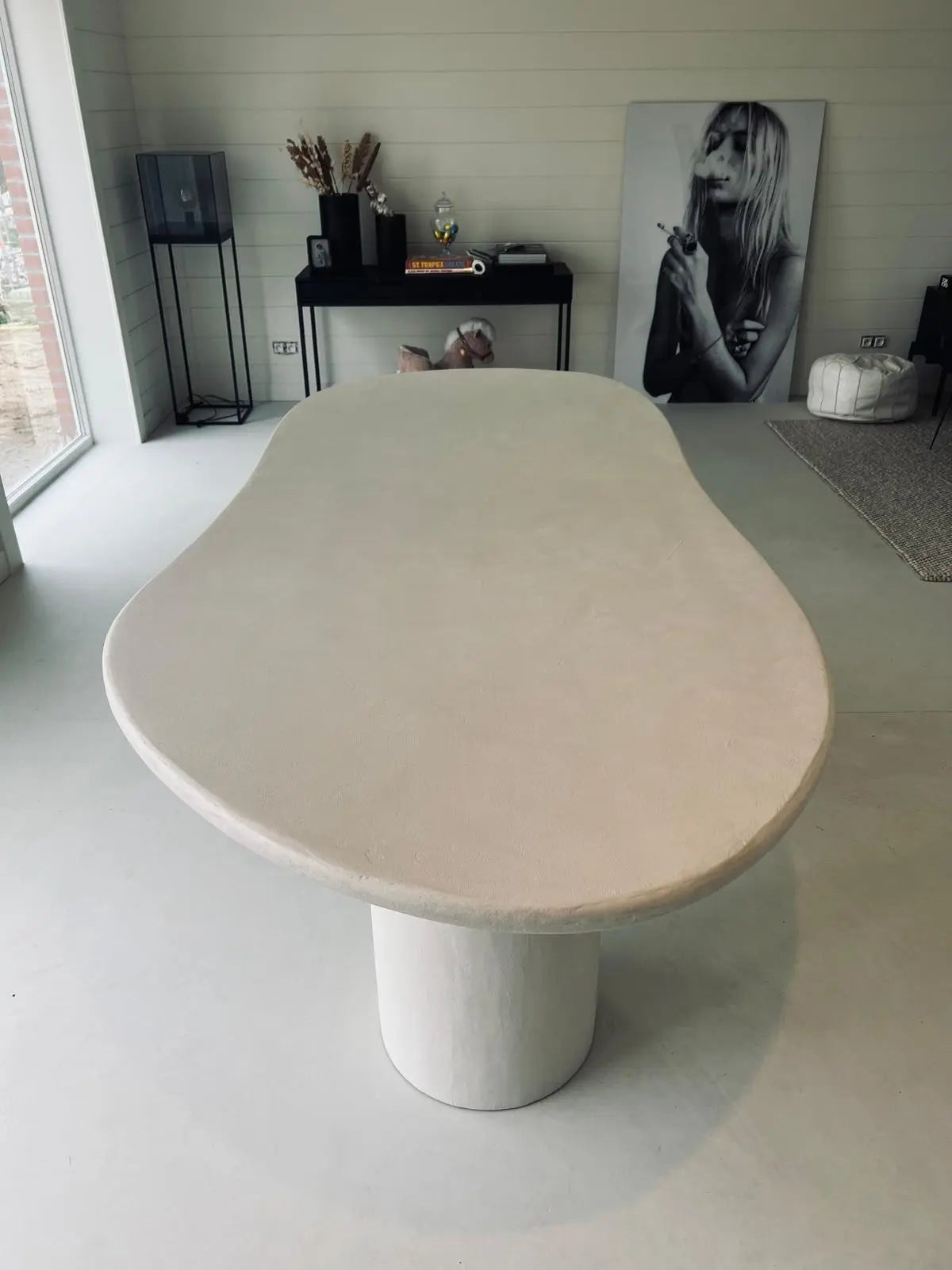 Table en Mortex® – Nuage pied double - NUAGE