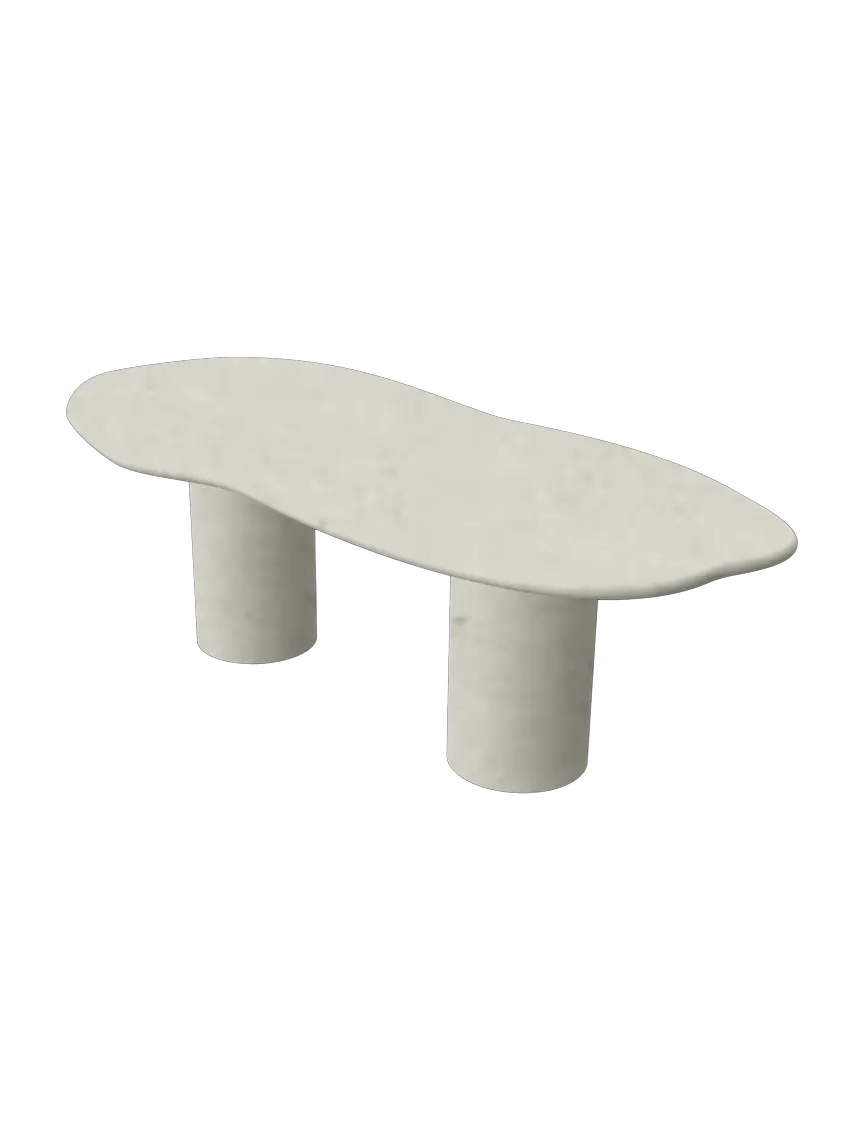 Table en Mortex® Charlotte Nuage