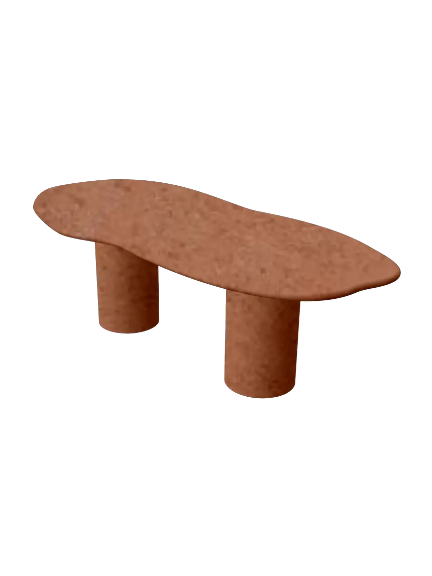 Table en Mortex® Charlotte Nuage