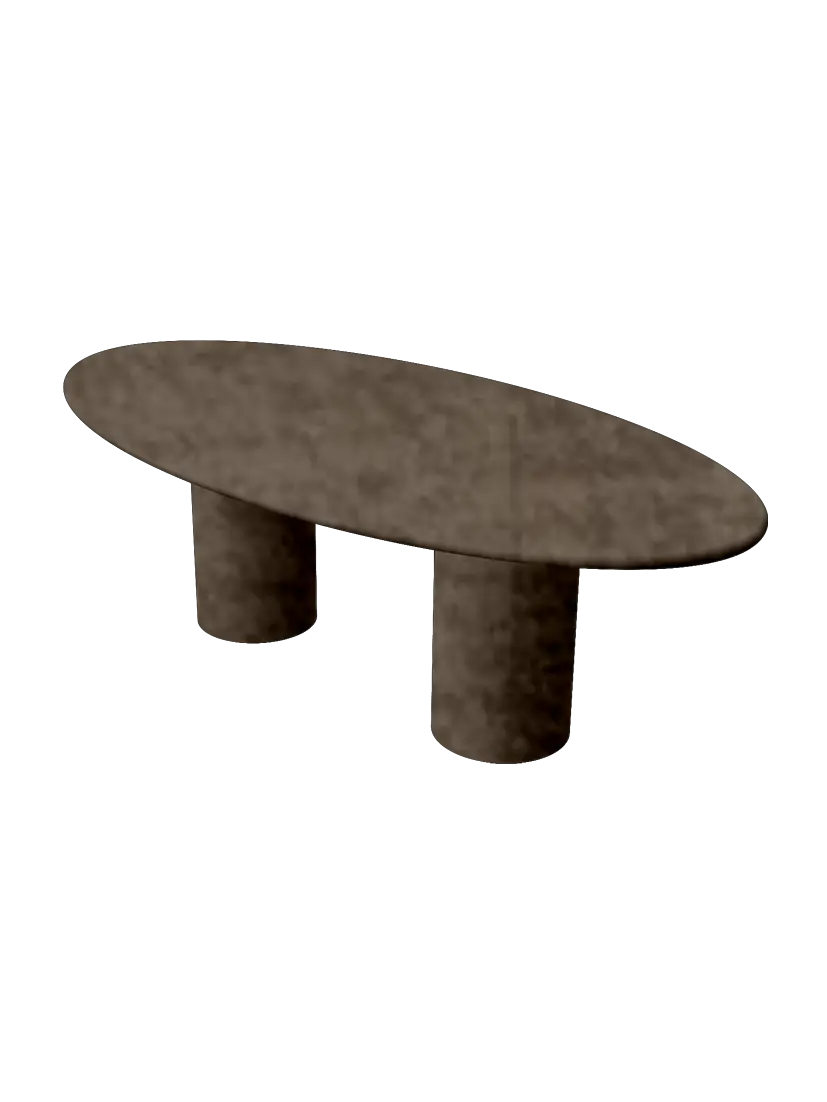 Texture minérale Mortex® — table à manger Elisabeth Nuage