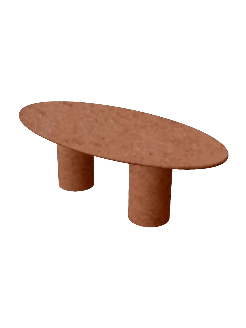 Table en Mortex® Elisabeth Nuage