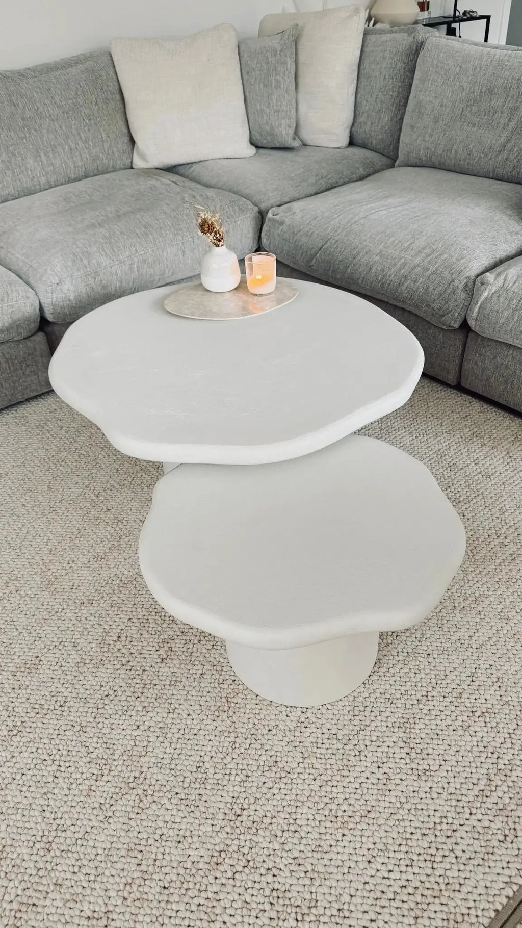 Table en Mortex® – Fleurs Gigogne - NUAGE