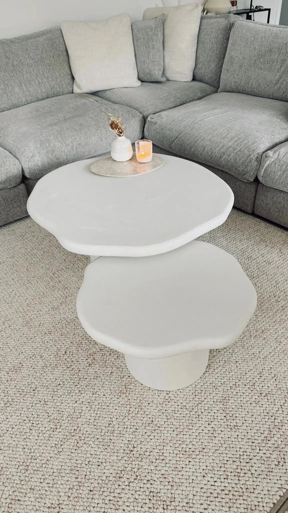 Table en Mortex® – Fleurs Gigogne - NUAGE