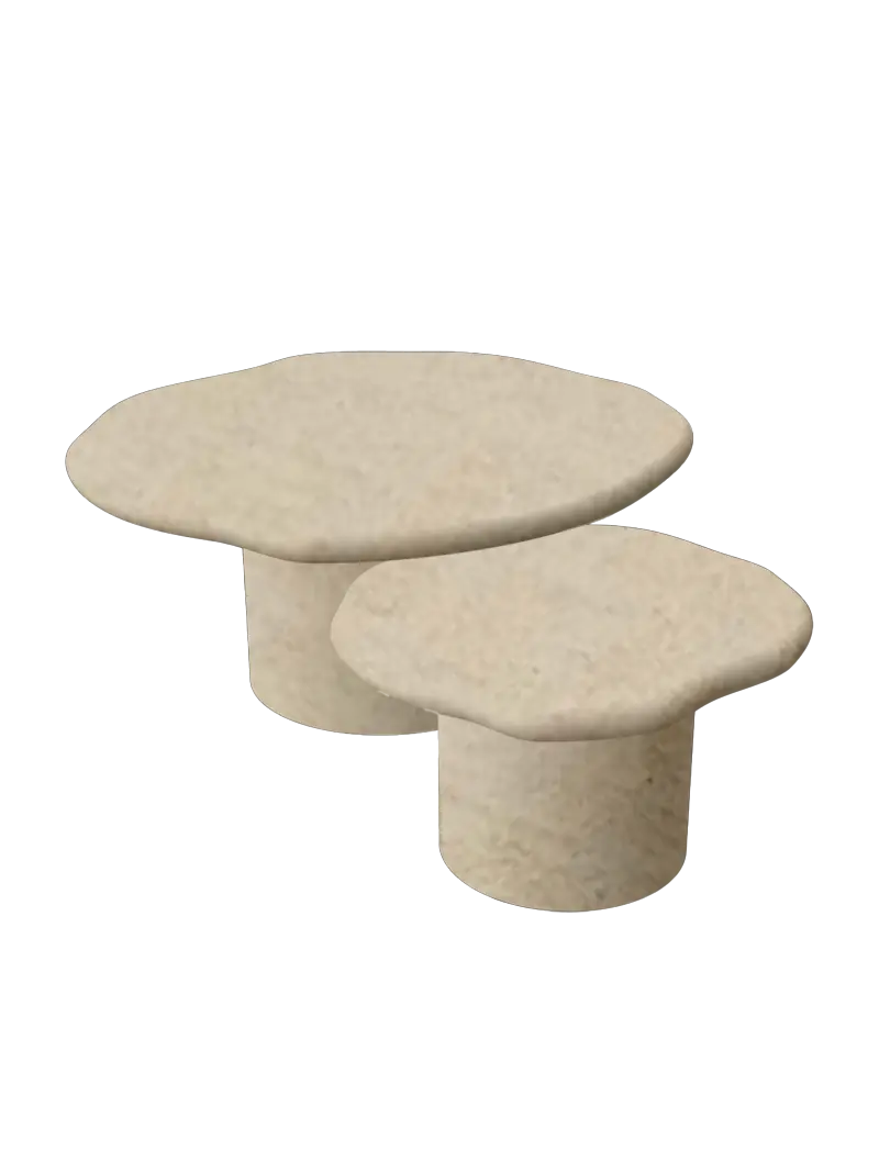 Table en Mortex® Fleur Gigogne Nuage