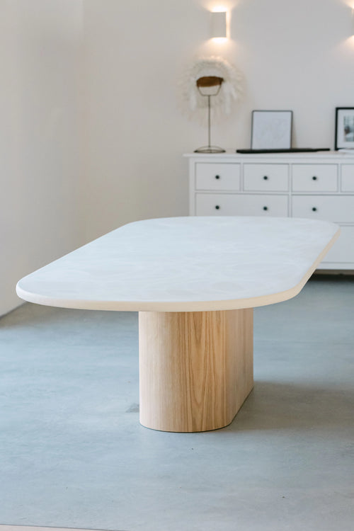 Table en Mortex® Hyppolyte Chêne