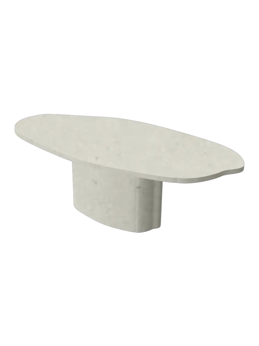 Table à manger en Mortex® John — design artisanal belge
