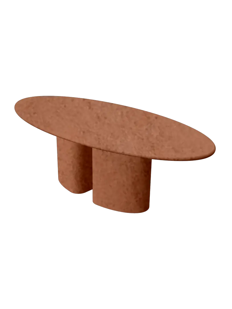 Texture minérale Mortex® — table à manger Julie Nuage