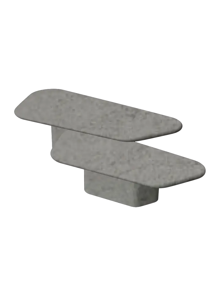 Table en Mortex® Luc Gigogne Nuage