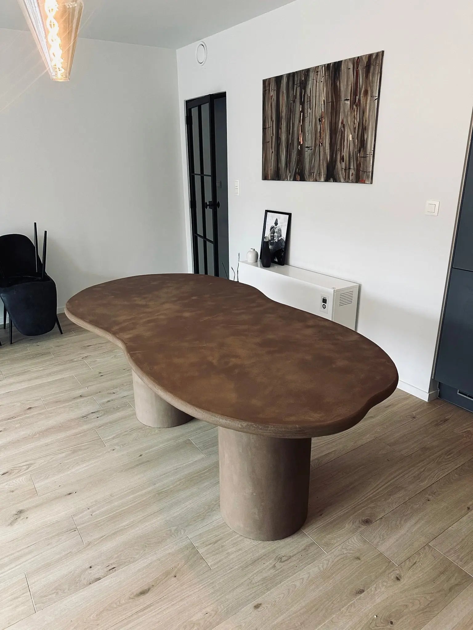 Table en Mortex® Nuage pied double NUAGE