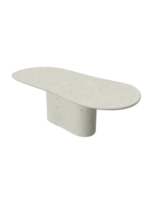 Table en Mortex® Nuage pied central Nuage
