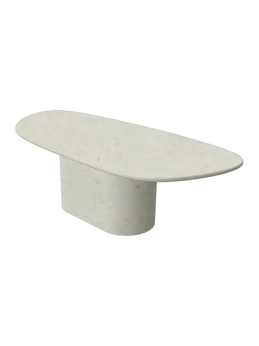 Table à manger en Mortex® Oscar — design artisanal belge